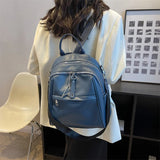 Maytrends Fashion Women Backpack Luxury Soft Leather Backpacks Female School Bags for Teenage Girls Designer Casual Mochila Feminina