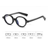 MAYTRENDS  -  Korea Blue Light Blocking Glasses Frame Women No Makeup Plain Glasses Men Contrasting Decorative Computer Glasses