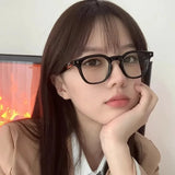 Maytrends Korea Small Round Glasses Frame Girl Ins No Makeup Plain Glasses Men Eyewear Cute Decorative Computer Glasses