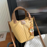 MAYTRENDS  - Top Handle Bucket Bag