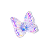 Maytrends 1Pcs INS Little Butterfly Stud Tragus Earring For Women Acrylic Rainbow Titanium Steel Screw Piercing Mid Low Helix Earring