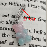 Maytrends Colorful Gummy Zircon Bear Charm Crystal Bracelet For Women Bling Rhinestone Tennis Chain Bracelets Trendy Jewelry