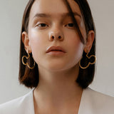 Maytrends Cute Cartoon Mick Stud Earrings For Women Personality Gold Tone Animal Statement Korean Earrings Jewelry Girls Bijoux