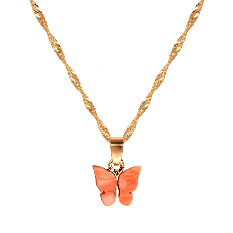 Maytrends Butterfly Pendant Necklace