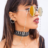 Maytrends Glasses Chain For Women Bead Chain For Glasses Lanyard Fashion Strap Sunglasses Cords Casual Sunglasses Accessories DJ-156