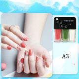 Maytrends 3 In1 No Baking Gel Nail Polish Lasting Quick Drying Non-Toxic Non-Tearable Nail Varnishes Hybrid Lacquer for Manicure Nail Art