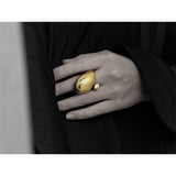 Maytrends Brass With Withe Gold Stackable Rings Women Jewlery Designer T Show Club Cocktail Party Rare Japan Korean INS