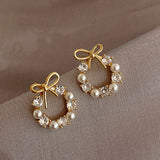 Korean Version of Retro Pearl Earrings Women's Tassels Personality Fashion Earrings Cute Women's Earrings Fashion Jewelry