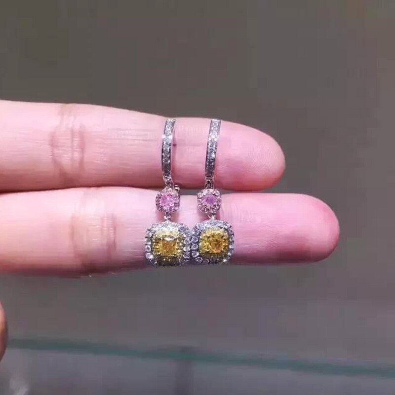 Bright Cubic Zirconia Dangle Earrings Fashion Wedding Accessories for Women New Arrival Ear Girl Jewelry Hanging Earrings