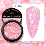 Maytrends Dried Flower Gel Nail Polish Natural Blue Purple Pink Flower Fairy Gel Soak Off UV LED Nail Art Painting Varnishes