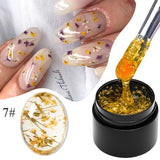 Maytrends Dried Flower Gel Nail Polish Natural Blue Purple Pink Flower Fairy Gel Soak Off UV LED Nail Art Painting Varnishes