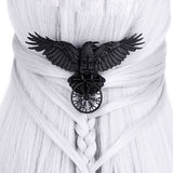 Maytrends Vintage Goth Black Crow Pendant Neckalce For Women  Dark Viking MysticSymbol Retro Hippie Unisex Necklace collar hombre y2k