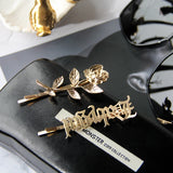 New Fashion Elegant Rhinestone Hairpins Gifts Women Girls Hair Clips Pins Barrettes Accessories Hairgrip Headdress Headwear