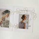 Maytrends New Brand Fashion Pearl Flower Decoration Strap Belt Waist Chain Female Girl Decorative Harness Waistband
