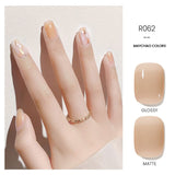 Maytrends Jelly Gel 10ml Semi-transparent Nude Gel Nail Polish Top Coat Nail Art Semi Permanent Soak Off UV LED Varnish for Nail