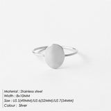 Maytrends 316L Stainless Steel Wave Ring For Women Gifts Minimalist Dainty Rays Texture Circle Rings Jewelry Wholesale/Dropshipping