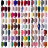 Maytrends 7.3ml Gel Nail Polish 146 Colors Soak Off UV LED Gel Long Lasting Base Top Coat Nail Art Manicure Salon DIY Nail Design