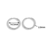 Maytrends Stainless Steel Big Circle Hoop Earrings for Women Creative Silver Plated Thread Twisted Ear Buckle Huggies Statement Jewelry