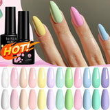 Maytrends Macaron Gel Nail Polish Spring Summer Candy Pink Blue Color For Manicure Semi Permanent Soak Off Nail Art Gel Varnish