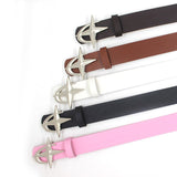 Maytrends Y2k Star Faux Leather Belt for Women Punk Fashion Waist Strap Female Girl Jeans Dress Trouser Decorative Waistband Accessories
