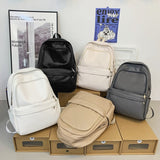 PU Leather Couple Backpack