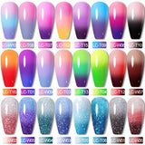 Maytrends Temperature Color Changing UV Gel Nail Polish All For Manicure Semi Permanent Soak Off Thermal Nail Art Gel Varnish