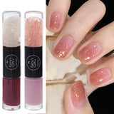 12ml Nail Polish Quick Drying Without Baking Double Head Lasting Durable Non-peeling Sequin Not Easy To Fade Nail Gel Polish