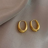 Gold/Silver Color Chunky Hoop Earrings for Women Punk Ear Jewelry New Wholesale