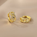 Trend Gold Hoop Earrings For Women Luxury Fine Small Silver Color Huggie Earring Designer Origin Minimalism Fashion Jewelry