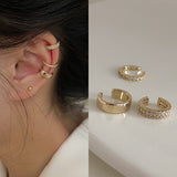 Delicate Zircon Cute Clip Earrings Female Buckle Ear Cuff No Piercings Fake Cartilage Ear for Women  Fashion Jewelry