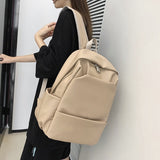 PU Leather Couple Backpack