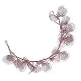 Wedding Bridal Leaf Pearl Headband Hairband Tiara For Women Bride Party Queen Wedding Bridal Hair Accessories Jewelry Band Gift