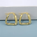 Fashion Gold Color Oversize Hoop Earrings For Women Wide Big Metal Round Circle Statement Earrings Vintage Jewelry Gift