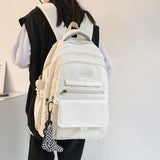 Trendy Nylon School Backpack