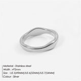 Maytrends 316L Stainless Steel Square Shell Rings For Women Vintage Chunky Ladies Large Ring Party Jewelry Wholesale/Dropshipping