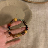 Natural Agate Beaded Bracelet Women's Retro Ethnic Style Bracelet Friendship Birthday Party Holiday Jewelry Accessories