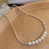 Maytrends French Vintage Style Baroque Imitation Pearl Necklace Women's Elegant Collar Chain Luxury Necklaces Jewelry Wholesale