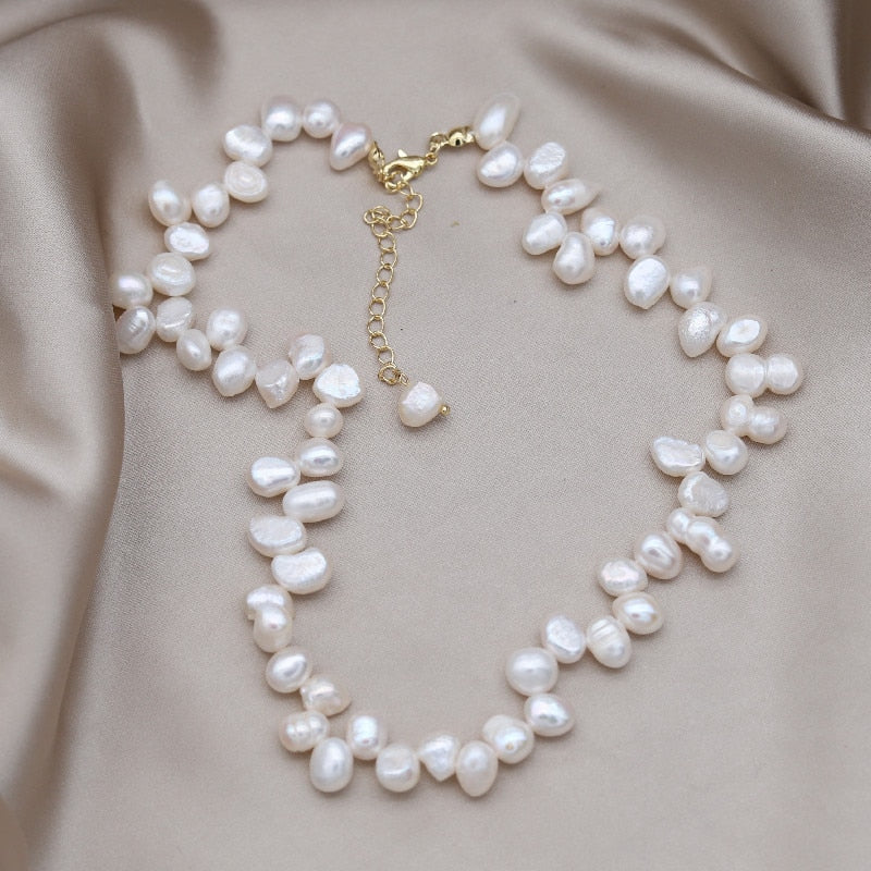 Korea Hot Selling Fashion Jewelry Simple White Natural Freshwater Pearl Bracelet Women's Daily Wild Bracelet