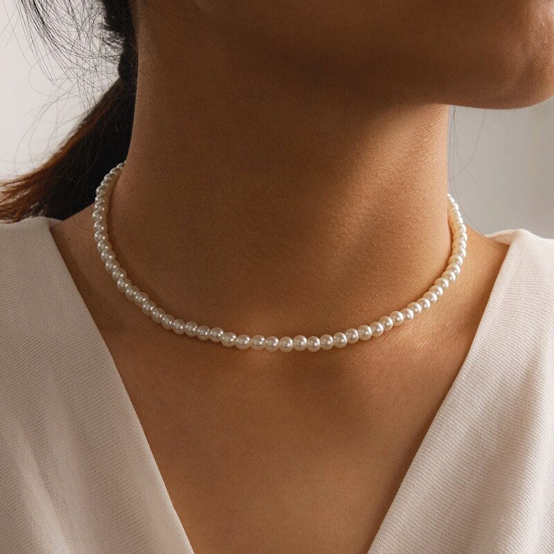 Popular Silver Colour Sparkling Clavicle Chain Choker Necklace Collar For Women Fine Jewelry Wedding Party Birthday Gift