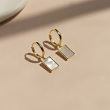 Korean New Style Zircon Multi-layer Geometric Earrings for Women Temperament Drop Crystal Earings Party Jewelry Exquisite Gifts