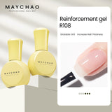 Maytrends Jelly Gel 10ml Semi-transparent Nude Gel Nail Polish Top Coat Nail Art Semi Permanent Soak Off UV LED Varnish for Nail