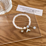 Korean New Handmade Beaded Colorful Crystal Flower Star Charms Bracelets For Women Fashion Jewelry Birthday Gifts