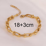 Maytrends Bracelets With Stainless Steel Beads Bracelets For Women Gold Color Bracelet Heart Pendant Bracelets Charm Bracelet Jewelry Gift