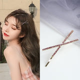 New Fashion Elegant Rhinestone Hairpins Gifts Women Girls Hair Clips Pins Barrettes Accessories Hairgrip Headdress Headwear