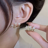 New Design Irregular U-shaped  Earrings For Woman Korean Fashion Jewelry Unusual Accessories For Halloween Party Girls