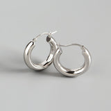 Gold/Silver Color Chunky Hoop Earrings for Women Punk Ear Jewelry New Wholesale