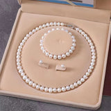 Maytrends  Natural Pearl Necklace For Women To Give To Mother To Girlfriend For Women's Day Mother's Day Birthday Gift