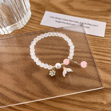 Korean New Handmade Beaded Colorful Crystal Flower Star Charms Bracelets For Women Fashion Jewelry Birthday Gifts