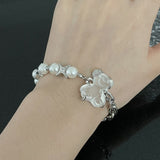 New Star Pearl Bear Bracelet Women's Sweet Cool Personality Bracelet Birthday Party Jewelry Gift Accessories