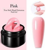 15ml Non Stick Hand Extension Gel Nail Polish Carving Flower Nail Art Shaping Solid Acrylic Nail Gel Varnish